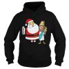 Eggnog Santa And Jesus Christmas Shirt