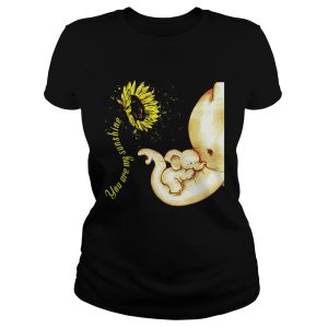 Elephant sunflower you are my sunshine shirt 1
