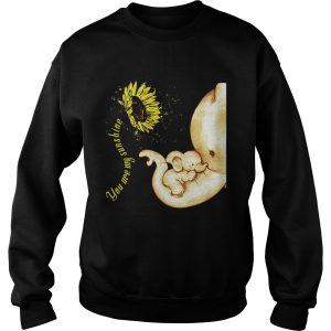 Elephant sunflower you are my sunshine shirt 3