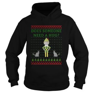 Elf does Someone Need A Hug Christmas sweat shirt 1