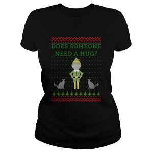 Elf does Someone Need A Hug Christmas sweat shirt 1 Elf does Someone Need A Hug Christmas sweat shirt 2