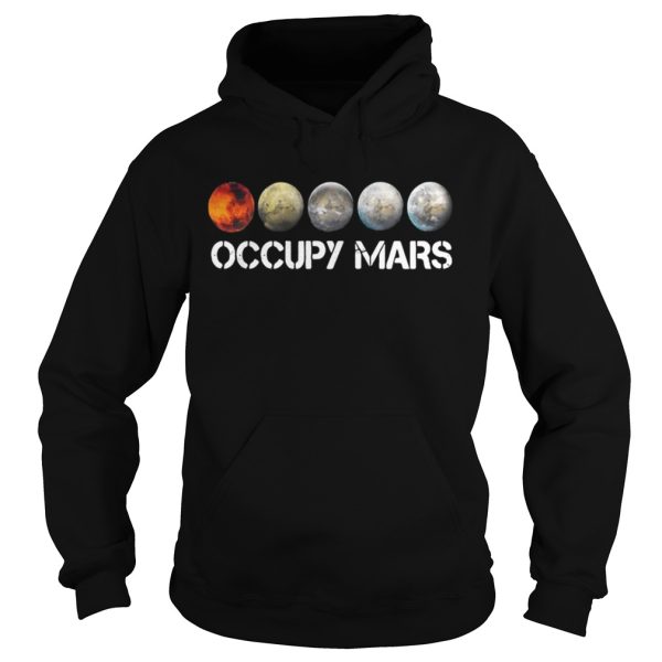 Elon Musk science Occupy Mars shirt