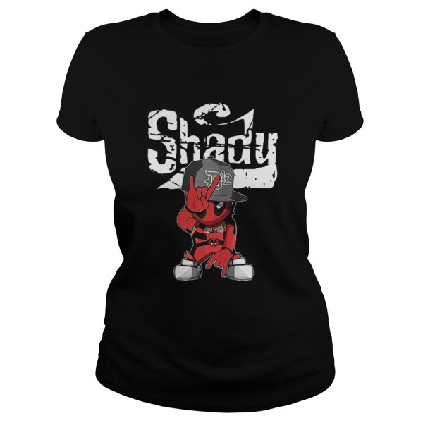 Eminem Shady Wars Deadpool shirt