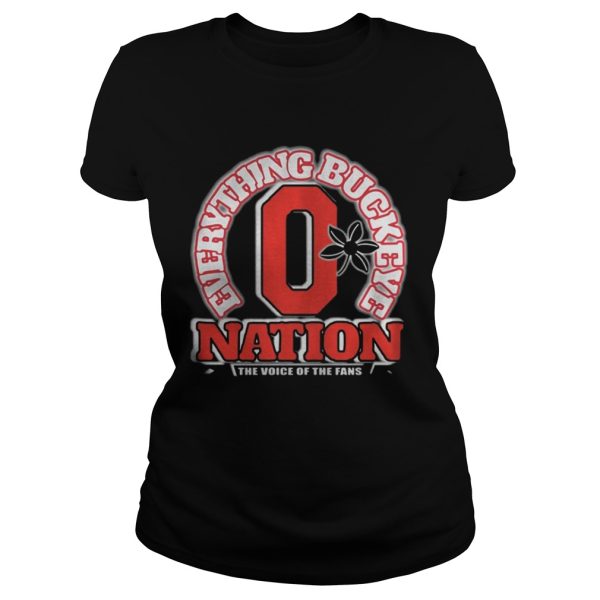 Everything Buckeye nation the voice of the fans shirt