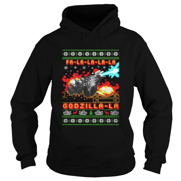 Fa La La La La Godzilla La Christmas Ugly Shirt