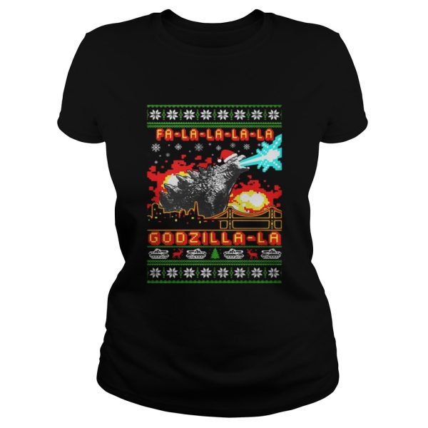 Fa La La La La Godzilla La Christmas Ugly Shirt