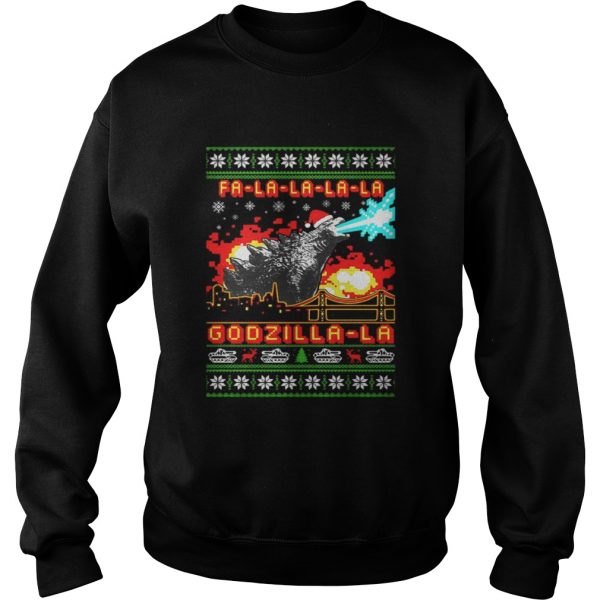 Fa La La La La Godzilla La Christmas Ugly Shirt