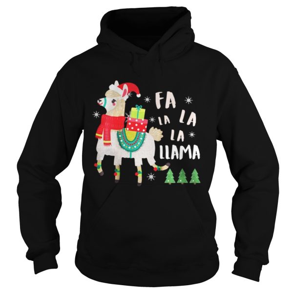 Fa La La La Llama Cute Llama Christmas Shirt