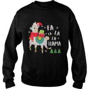Fa La La La Llama Cute Llama Christmas Shirt 3