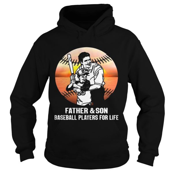 Father And Son Baseball Player For Life Shirt