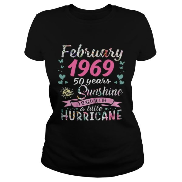 February 1969 50 years sunshine mixed with a little hurricane shirt