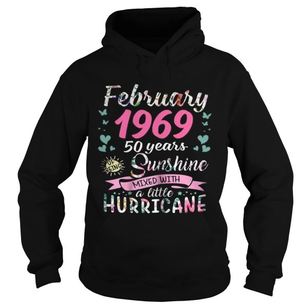 February 1969 50 years sunshine mixed with a little hurricane shirt