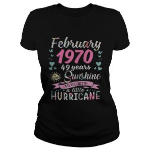 February 1970 49 years sunshine mixed with a little hurricane shirt 1