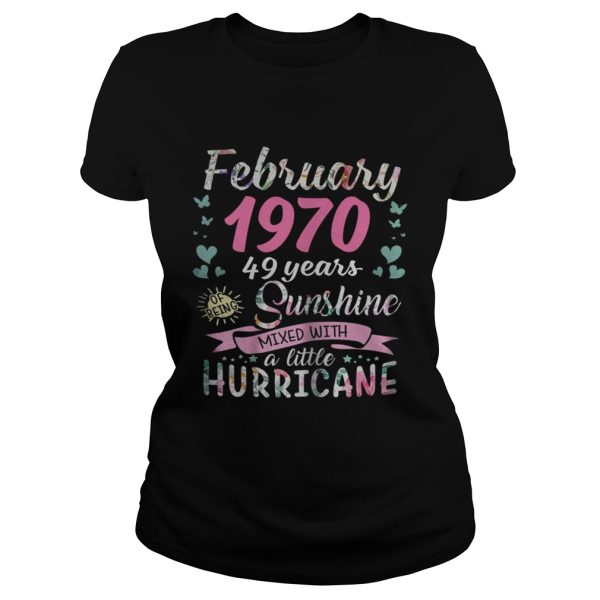 February 1970 49 years sunshine mixed with a little hurricane shirt