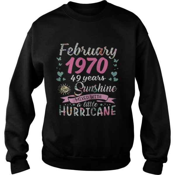 February 1970 49 years sunshine mixed with a little hurricane shirt