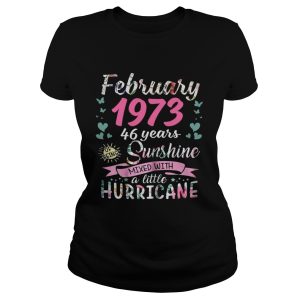 February 1973 46 years sunshine mixed with a little hurricane shirt 1
