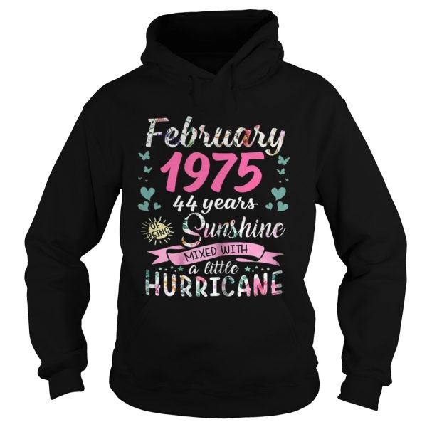 February 1975 44 years sunshine mixed with a little hurricane shirt