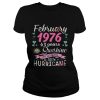 February 1976 43 years sunshine mixed with a little hurricane shirt
