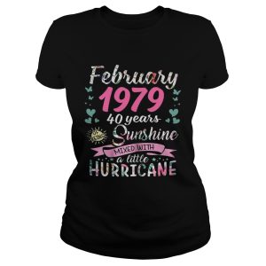 February 1979 40 years sunshine mixed with a little hurricane shirt 1
