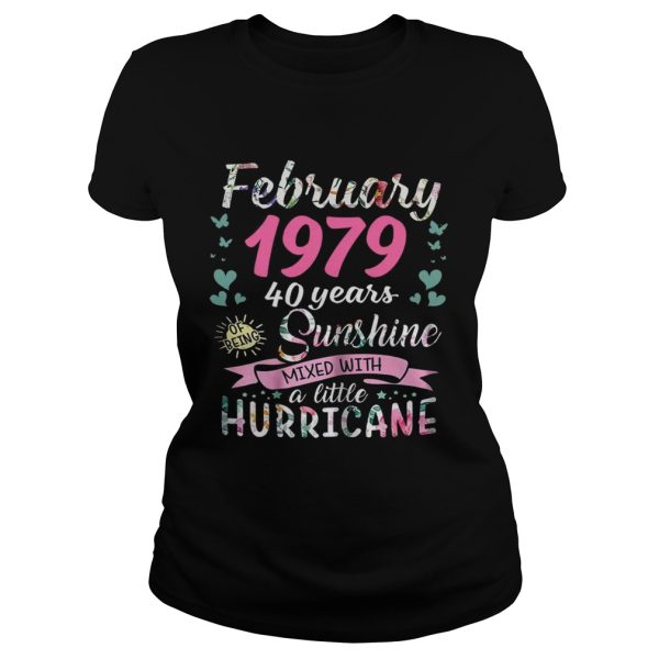 February 1979 40 years sunshine mixed with a little hurricane shirt