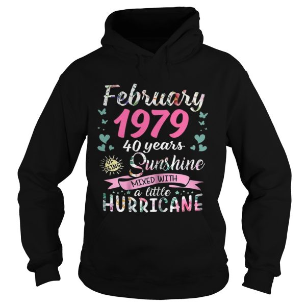 February 1979 40 years sunshine mixed with a little hurricane shirt