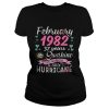 February 1982 37 years sunshine mixed with a little hurricane shirt