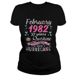 February 1982 37 years sunshine mixed with a little hurricane shirt 1
