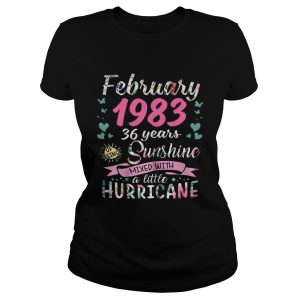 February 1983 36 years sunshine mixed with a little hurricane shirt 1