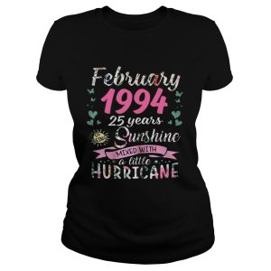 February 1994 25 years sunshine mixed with a little hurricane shirt 1