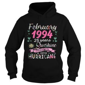 February 1994 25 years sunshine mixed with a little hurricane shirt 2