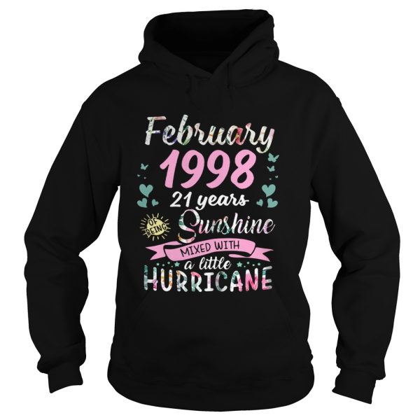 February 1998 21 years sunshine mixed with a little hurricane shirt