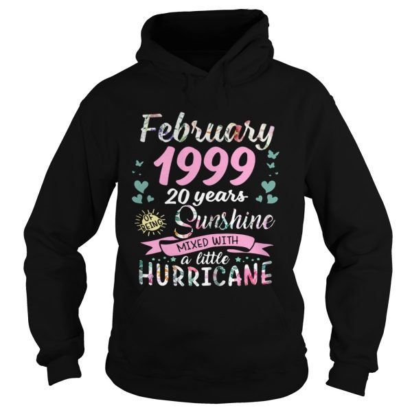 February 1999 20 years sunshine mixed with a little hurricane shirt