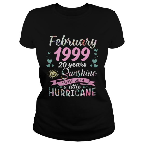 February 1999 20 years sunshine mixed with a little hurricane shirt