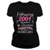 February 2001 18 years sunshine mixed with a little hurricane shirt