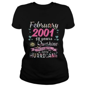 February 2001 18 years sunshine mixed with a little hurricane shirt 1