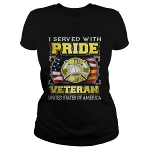 Fire Dept I served with pride veteran United States of America shirt 1