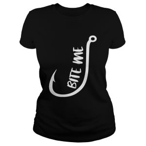 Fish hook bite me shirt 1