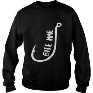 Fish hook bite me shirt 3