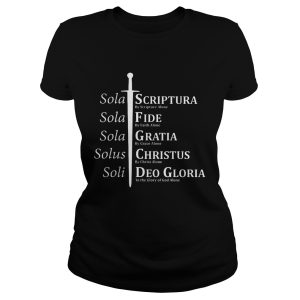 Five solas reformed christian shirt 1
