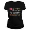 Flamingo I’m retired my job is to collect Hennessy corks T-Shirt