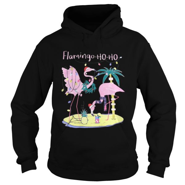 Flamingo ho ho Christmas shirt