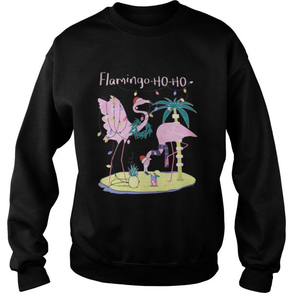 Flamingo ho ho Christmas shirt