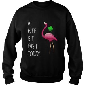 Flamingos pink a wee bit Irish today shirt 3
