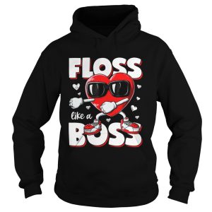 Floss Like A Boss Heart Floss Like A Boss Valentines Day shirt 1