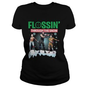 Flossing Through The Snow Fortnite Christmas sweater 3