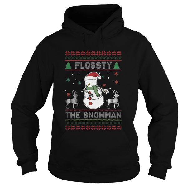 Flossty the Snowman Christmas sweatshirt