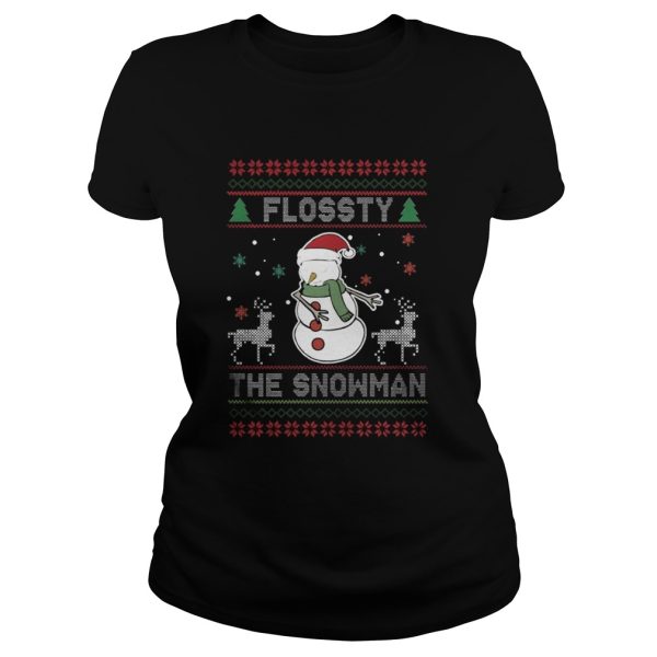 Flossty the Snowman Christmas sweatshirt