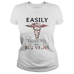 Flower Easily distracted by big veins shirt 2