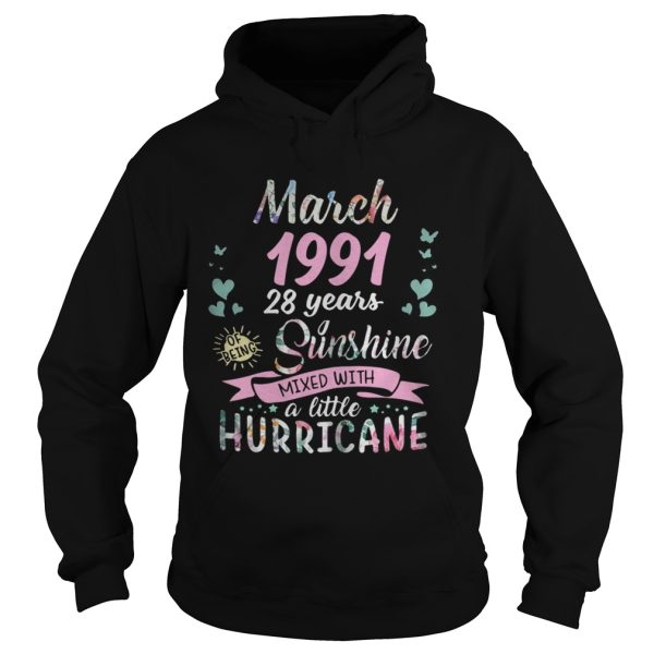 Flower March 1991 28 years sunshine mixed with a little hurricane shirt