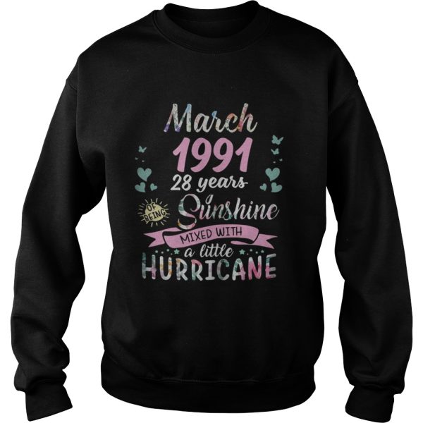 Flower March 1991 28 years sunshine mixed with a little hurricane shirt